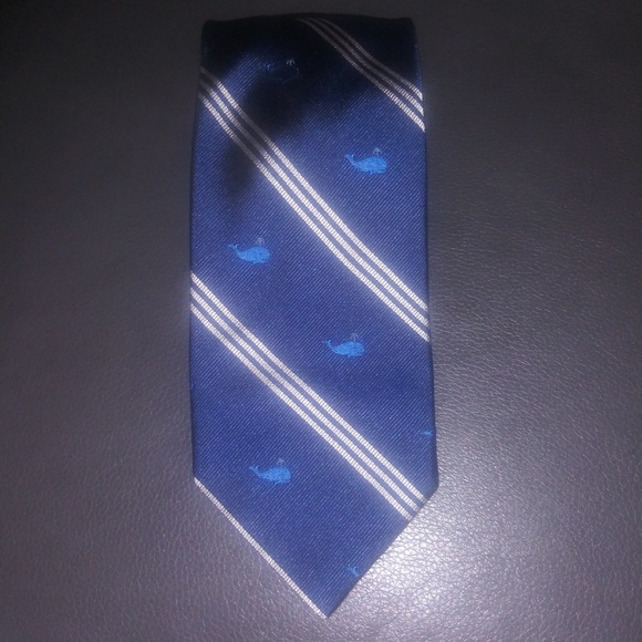 J.Crew Blue Whale Silk Tie - Picture 3 of 4